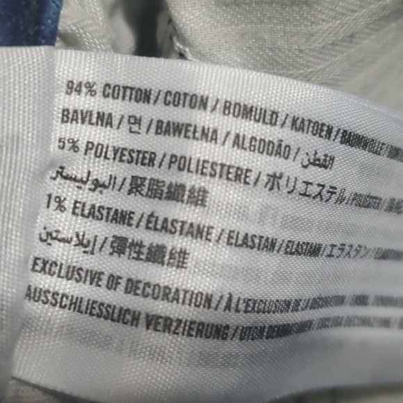 Abercrombie & Fitch Jeans Womens Size 6 Blue Multi-color Side Stripe Fra… - Picture 10 of 13